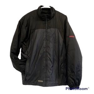 OUTER BOUNDARY MENS SKI WINDBREAKER JACKET BLACK SKI SNOW WARM LARGE